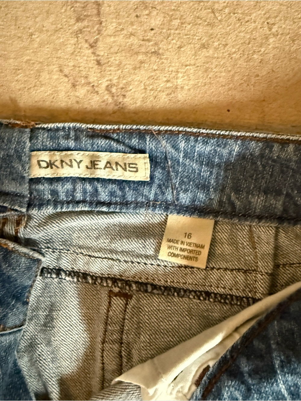 DKNY Light Blue Straight-Leg Jeans - Picture 4 of 5